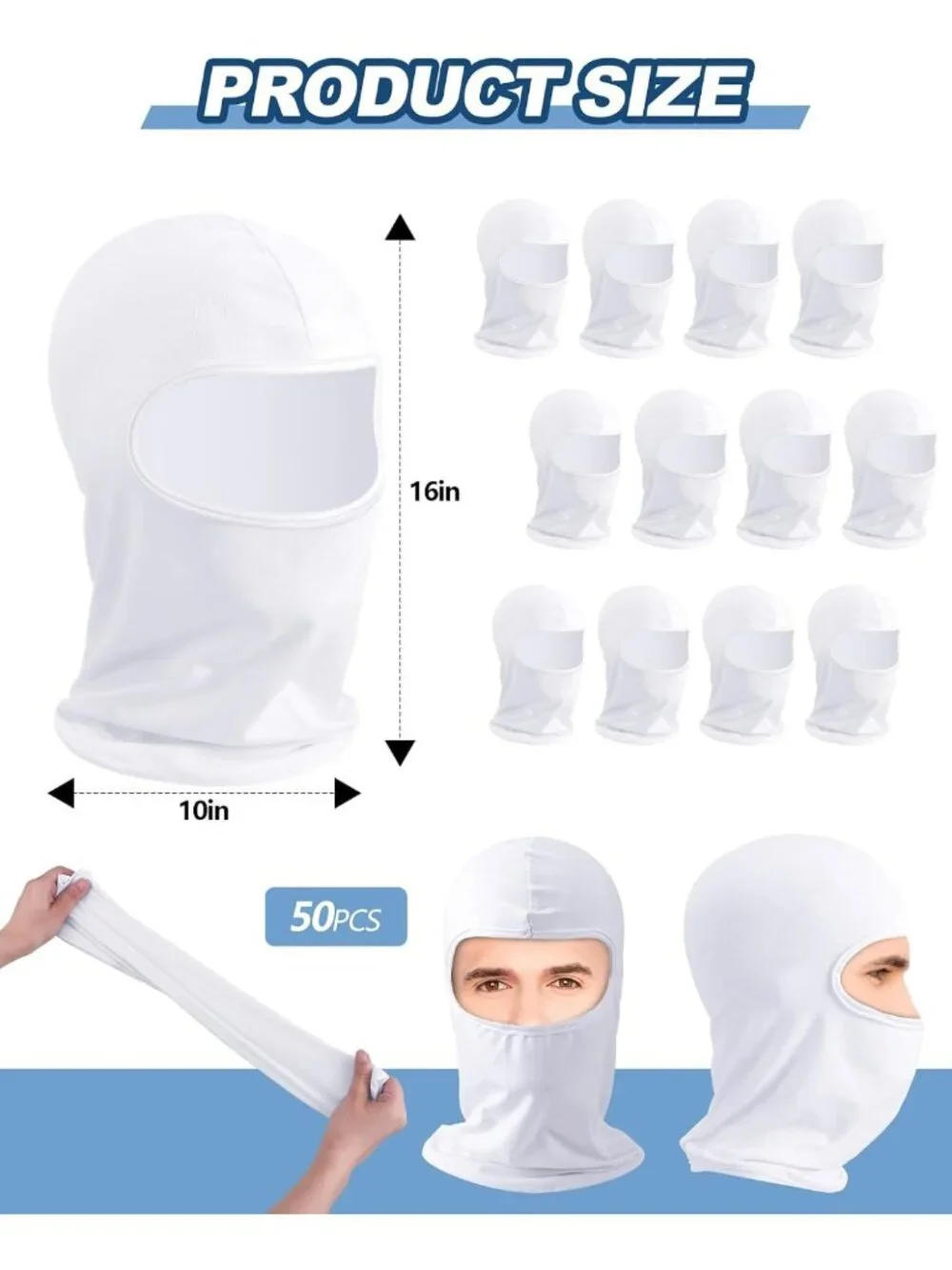 Unisex Painting Spray Socks - Dust & Sanding Protection Hood, Stretchy Mask